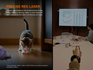 Fenix E06R Keychain Light with White, UV, and Red Laser Lights - TRAPSKI