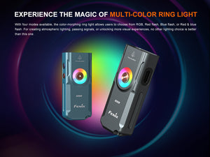 Fenix E06R Keychain Light with White, UV, and Red Laser Lights - TRAPSKI