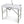 Fish Cleaning Table with 2 Sinks and 360° Rotatable Fauce-White