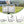Fish Cleaning Table with 2 Sinks and 360° Rotatable Fauce-White