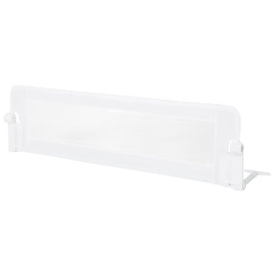 60-Inch Foldable Bed Rail Swing Down Baby Bed Guard Rail with Adjustable Safety Strap