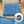 Foldable Futon Mattress with Washable Cover and Carry Bag for Camping Blue