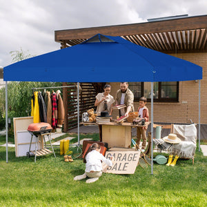 10 X 10 FT Foldable Outdoor Patio Shelter Canopy Tent with 1-Push Center Lock