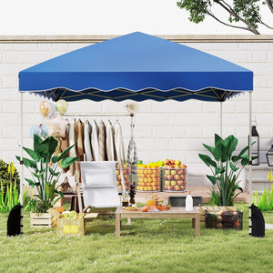 Foldable 10 X 10 Feet Pop up Canopy Tent with Wheeled Bag