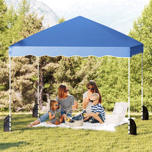 Foldable 10 X 10 Feet Pop up Canopy Tent with Wheeled Bag