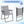 2 Pieces Folding Beach Chair Camping Lawn Webbing Chair
