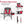 Folding Camping Directors Chair with Cooler Bag and Side Table