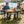 Folding Camping Table with Adjustable Heights Storage Net & Handle