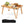 Folding Camping Table Picnic Table with Storage Bag and Waterproof Desktop