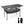 Patio Folding Camping Table with Roll-up Tabletop and Mesh Basket