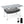Patio Folding Camping Table with Roll-up Tabletop and Mesh Basket