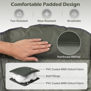Folding Oversized Camping Chair with Side Pockets and Cup Holder
