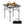 Folding Roll-up Camping Table with Metal Legs