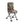 Swivel Folding Chair with Backrest and Padded Cushion