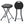 Folding Stool with Built-in Handle for Adults