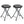 Folding Stool with Built-in Handle for Adults
