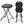 Folding Stool with Built-in Handle for Adults