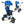 Folding Tricycle Baby Stroller with Reversible Seat and Adjustable Canopy