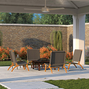 Foxdale Square Wood Burning Fire Pit