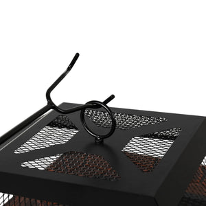 Foxdale Square Wood Burning Fire Pit