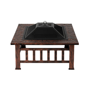 Foxdale Square Wood Burning Fire Pit