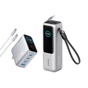Anker Laptop Power Bank (25K, 165W, Built-In and Retractable Cables)