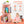 2 Tier Freestanding Kids Rotating Bookshelf Storage Rack with Bunny Baffles