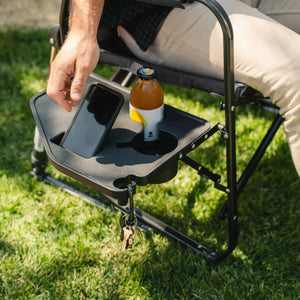 GCI Outdoor Freestyle Camping Portable Folding Rocker with Side Table Chair,XL