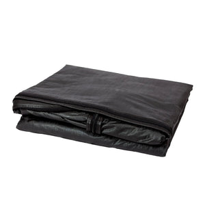 Full-Length Outdoor Vinyl Cover for Fire Sense LPG Patio Heaters with 31-33" Round Reflectors