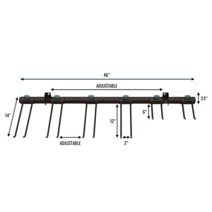 G-Tool | Adjustable Wall Storage System | Holds 300 lbs
