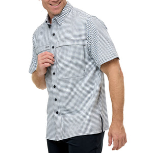White TekCheck Shirt - TRAPSKI