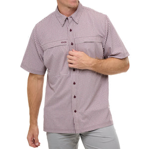 Maroon TekCheck Shirt