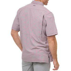 Maroon TekCheck Shirt