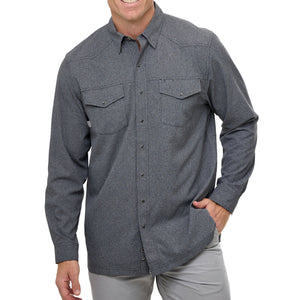 Caviar Pearl Snap Shirt | Long Sleeve - TRAPSKI