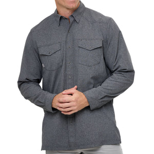 Caviar Pearl Snap Shirt | Long Sleeve - TRAPSKI