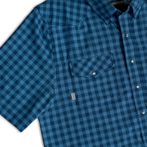 Slate Pearl Snap Shirt