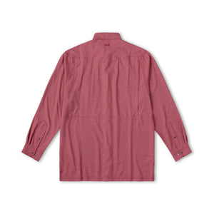 Crimson Pearl Snap Shirt | Long Sleeve
