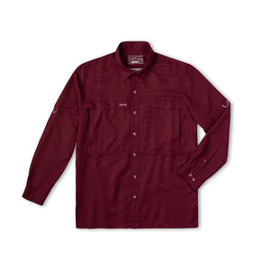 Maroon Explorer Shirt | Long Sleeve