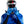 Troy Lee Designs Air Glove – Blotted Bright Blue