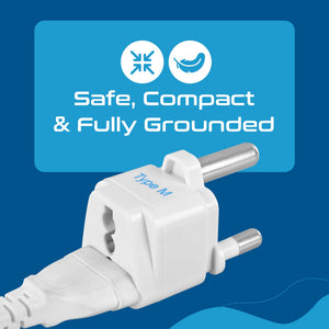 South Africa Travel Adapter - Type M - 3 Pack (GP-10L)