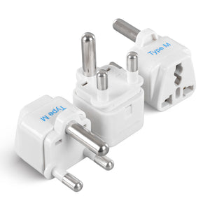 South Africa Travel Adapter - Type M - 3 Pack (GP-10L)