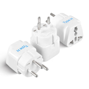 Israel Travel Adapter - Type H - 3 Pack (GP-14)