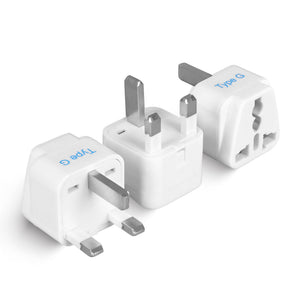 UK, England Travel Adapter - Type G - 3 Pack (GP-7)