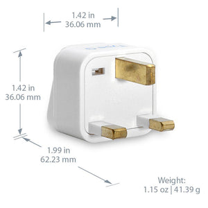 International Travel Adapter Plug Set - 5 pcs (GP-5PK) - Grounded - TRAPSKI