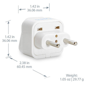 International Travel Adapter Plug Set - 5 pcs (GP-5PK) - Grounded - TRAPSKI