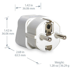 International Travel Adapter Plug Set - 5 pcs (GP-5PK) - Grounded - TRAPSKI