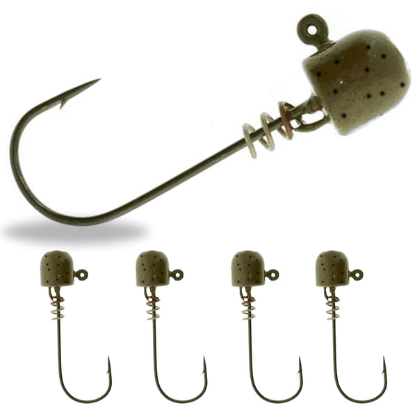 Reaction Tackle Tungsten Screw Lock Jig Heads (5-Pack)