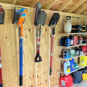 ULTIMATE SHED ORGANIZATION KIT: Yard tool rack, Garden tool Storage, Premium Grade Organizer - TRAPSKI, LLC