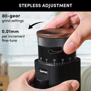 Geimori T38 Battery Coffee Grinder | Portable Espresso & Filter Grinder