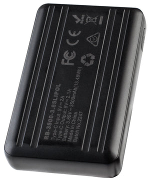 Additional/Replacement 3500mAh Hardshell 2PK Batteries w/ USB-C charging